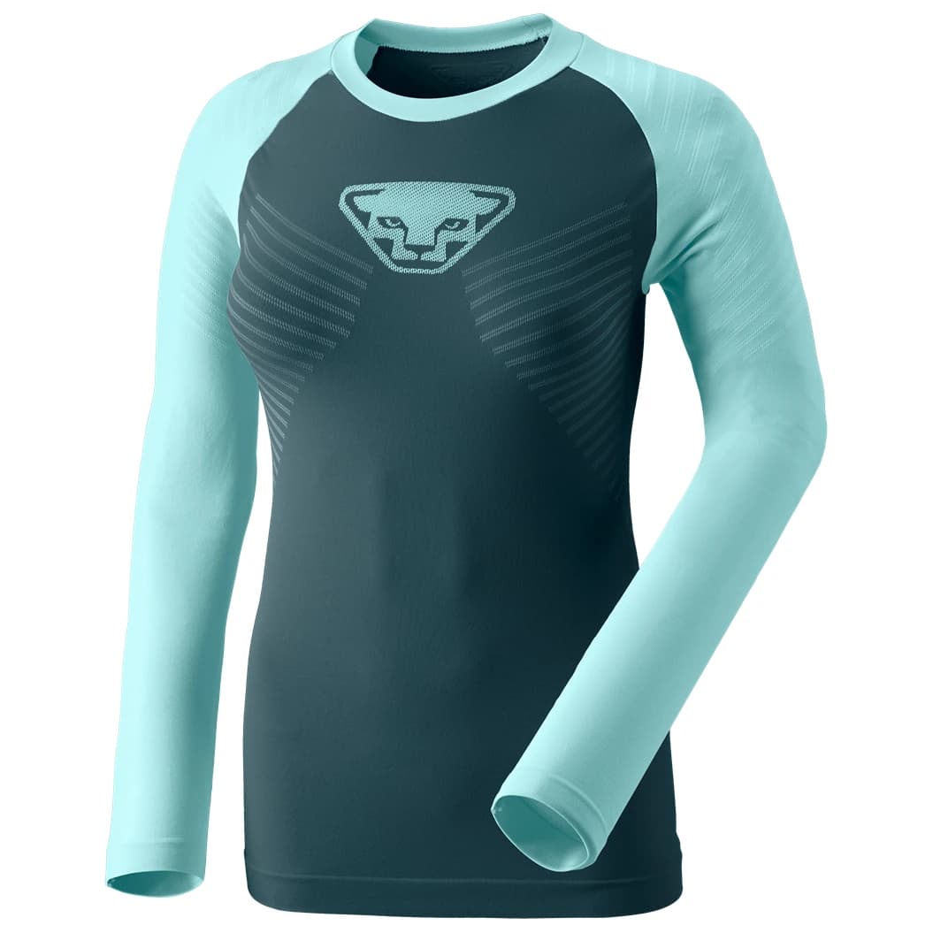 Дамско синтетично термобельо Dynafit Women's Speed Dryarn L/S Tee Synthetic base layer - Cloud Blue / 0720