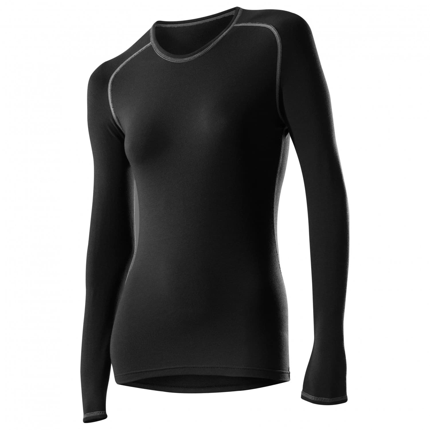 Дамско синтетично термобельо Löffler Women's Shirt Transtex Warm Langarm Synthetic base layer - Black