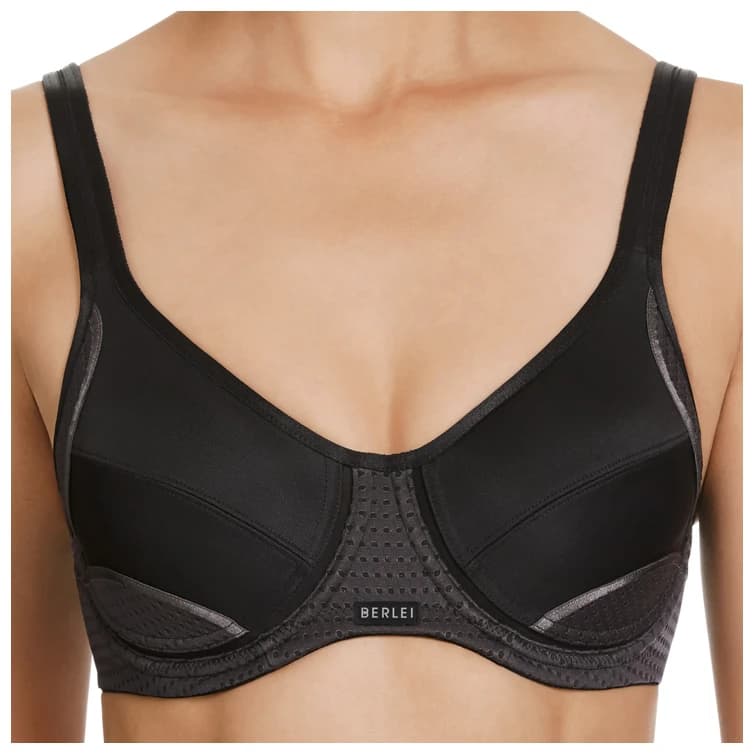 Дамски спортен сутиен Berlei sport Electrify Bügel BH Seamfree 3 Sports bra - Black