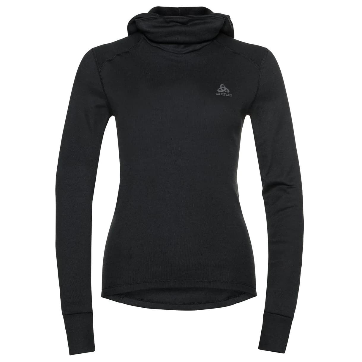 Синтетично термобельо Odlo Women's BL Top With Facemask L/S Active Warm Eco Synthetic base layer - Black