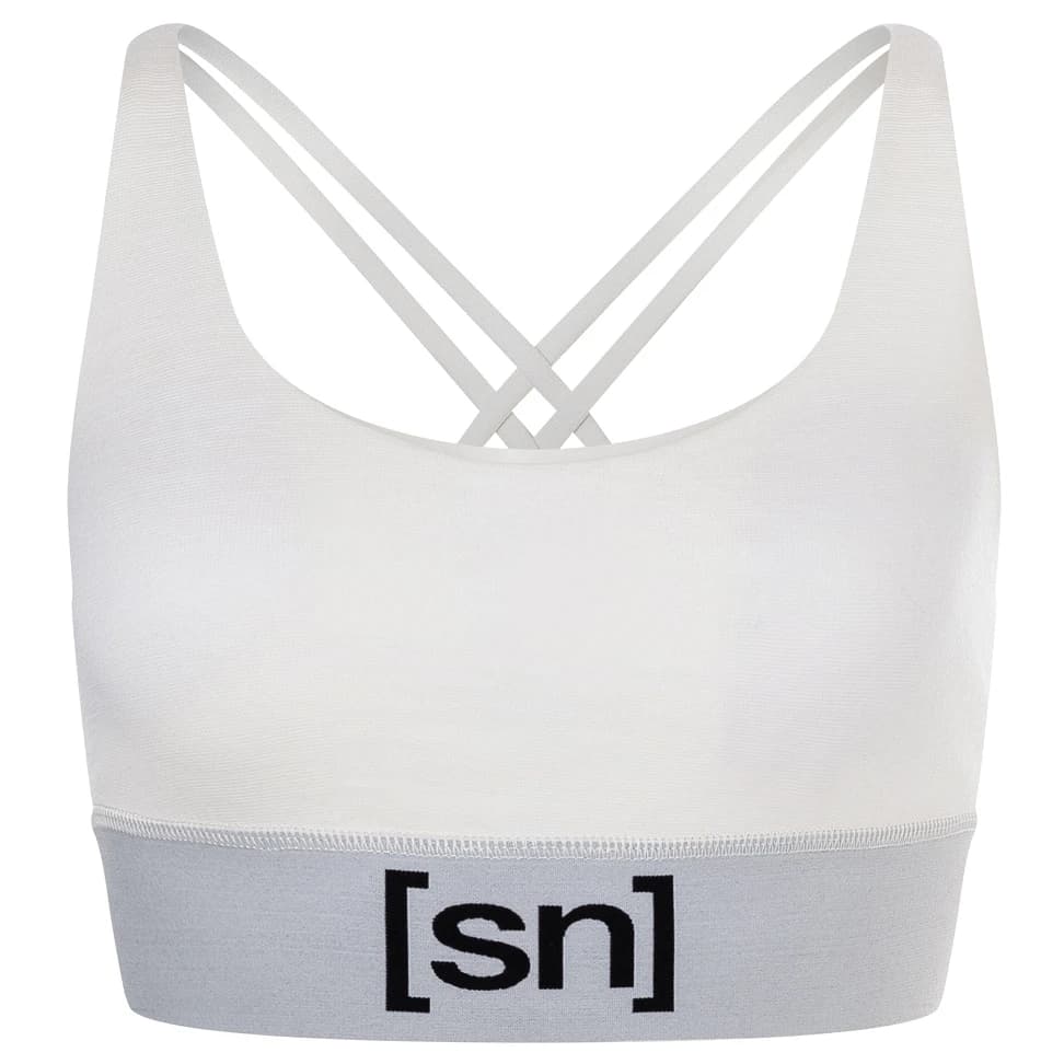 Дамски спортен сутиен Super.natural Women's Super Top Sports bra - Fresh White