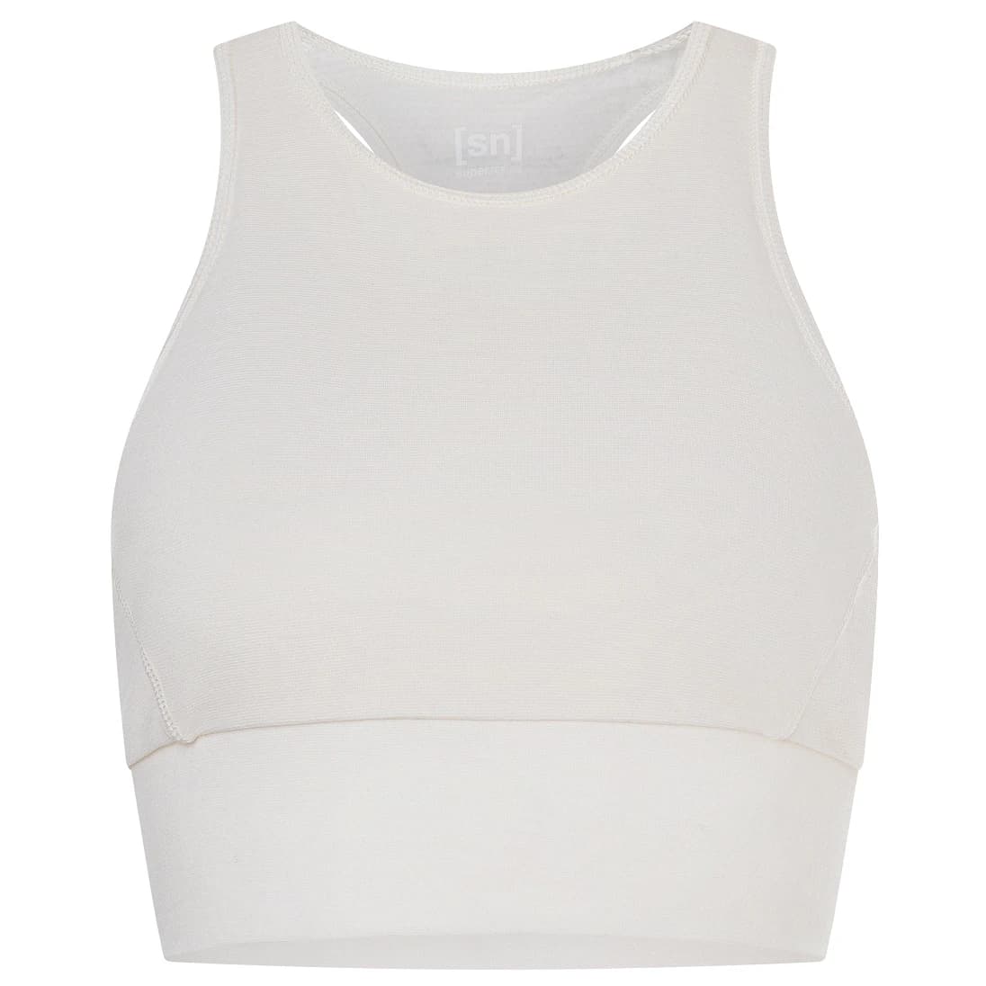 Дамски спортен сутиен Super.natural Women's Liquid Flow Top Sports bra - Fresh White