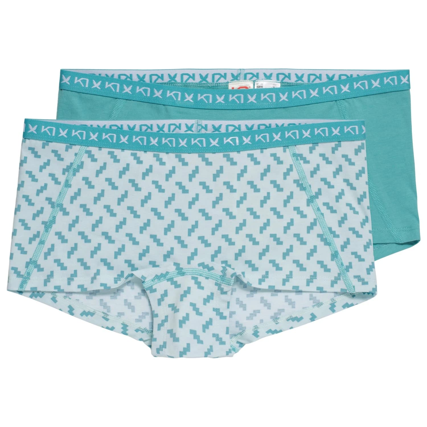 Дамско ежедневно термо бельо Kari Traa Women's Tina Hipster 2-Pack Everyday base layer - Aquatic