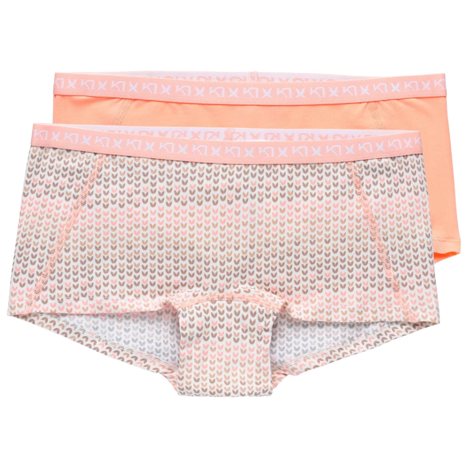 Дамско ежедневно термо бельо Kari Traa Women's Tina Hipster 2-Pack Everyday base layer - Peach Bloom