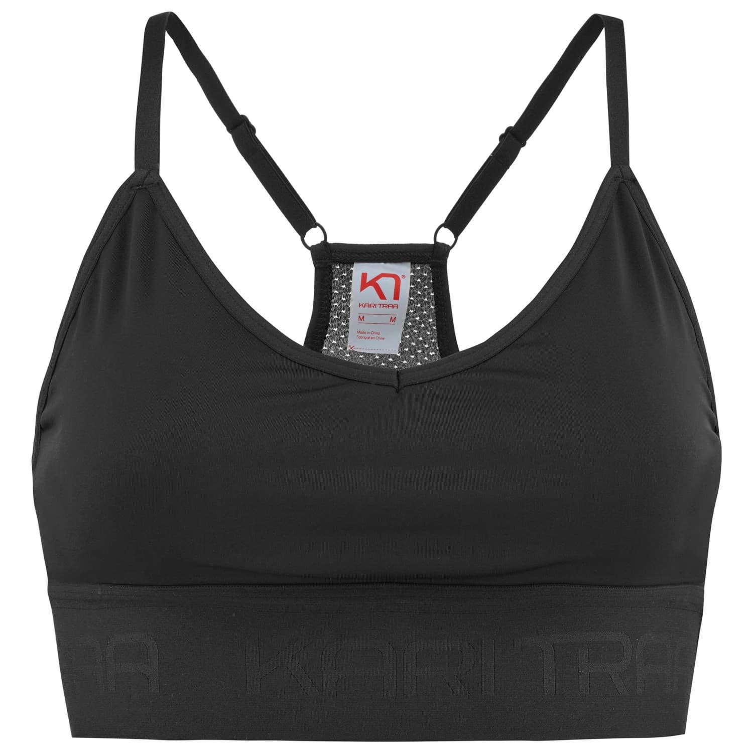 Дамски спортен сутиен Kari Traa Women's Var Sports bra - Black