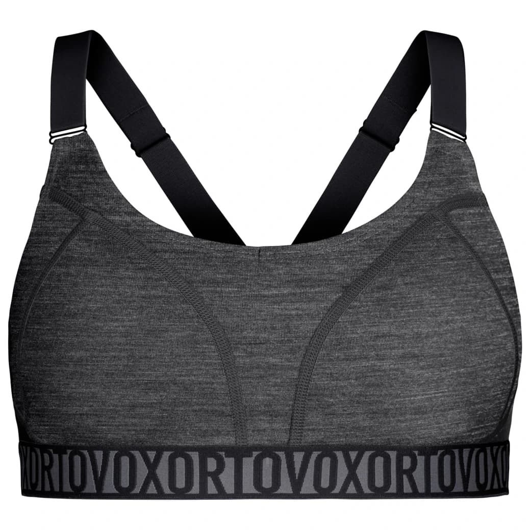Дамски спортен сутиен Ortovox Women's 150 Essential Sports Top Sports bra - Black Raven Blend