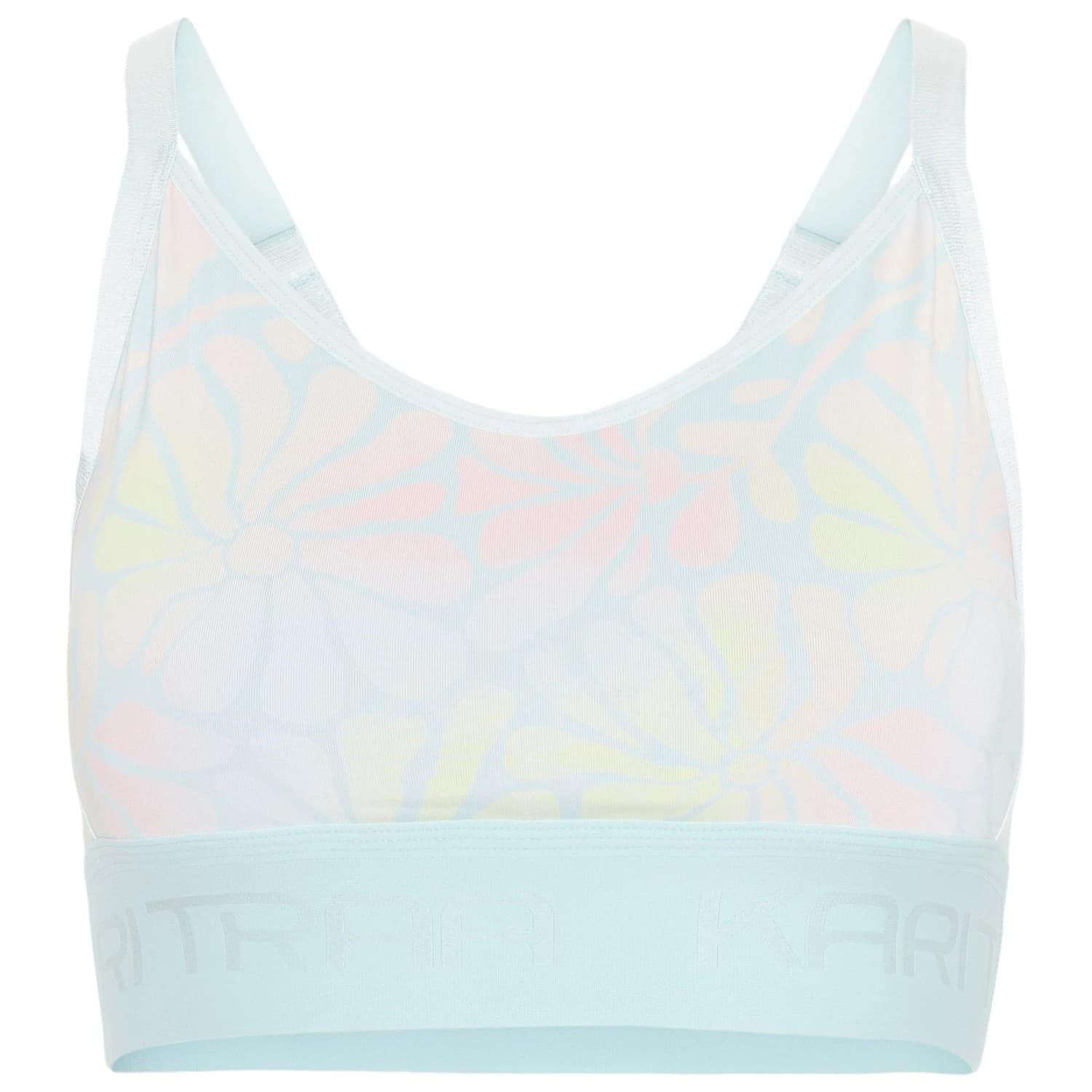 Дамски спортен сутиен Kari traa Women's Frøya Printed Sports bra - Aquatic
