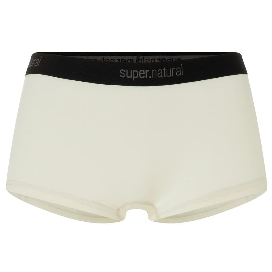 Дамско бельо super.natural Women's Tundra 175 Boyfriend Hipster Briefs - Fresh White