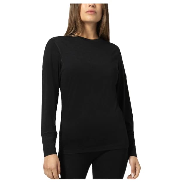 Дамска долна блуза с дълъг ръкав Super.natural Women's Tundra 175 L/S Longsleeve - Jet Black