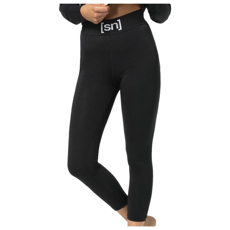 Лонг Джон super.natural Women's Tundra 175 Tight 3/4 Long john - Jet Black