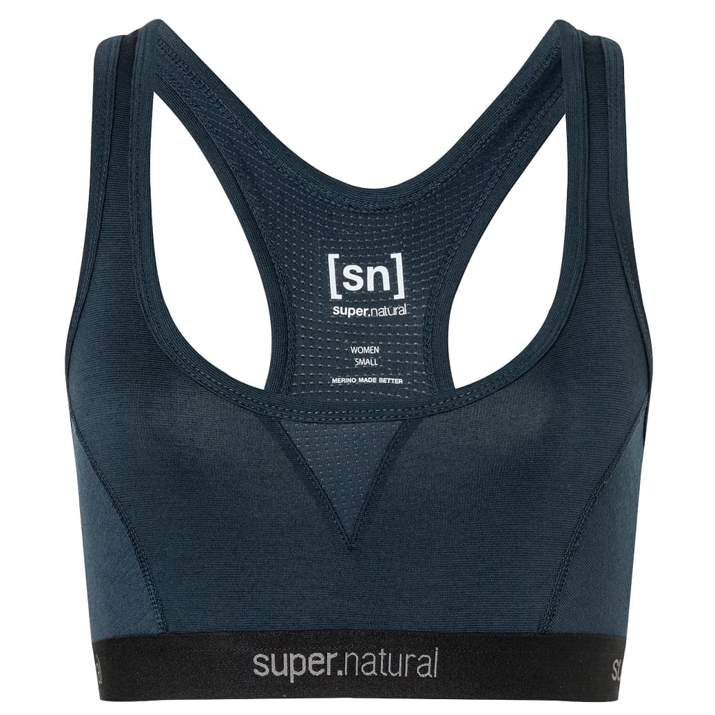 Дамски спортен сутиен super.natural Women's Tundra 220 Semplice Bra Sports bra - Blueberry