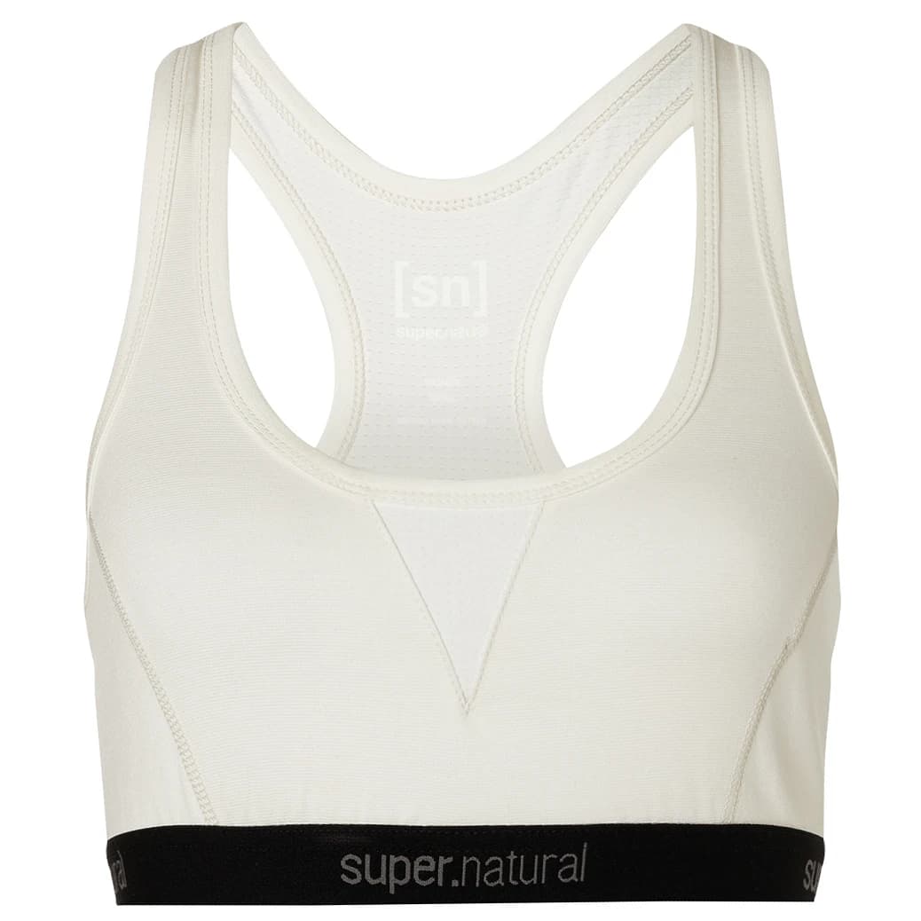 Дамски спортен сутиен super.natural Women's Tundra 220 Semplice Bra Sports bra - Fresh White