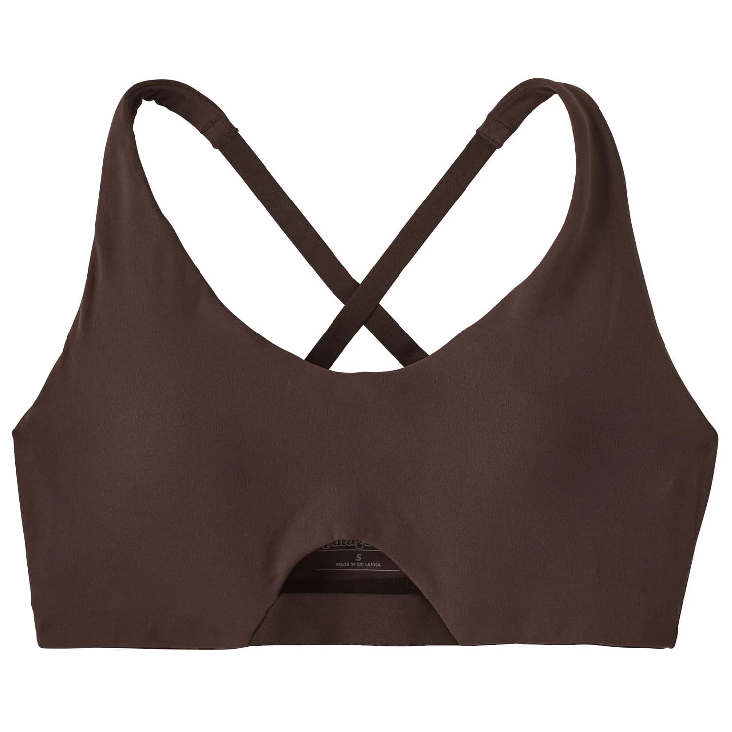Дамски спортен сутиен Patagonia Women's Maipo Low Impact Adjustable Bra Sports bra - Den Brown