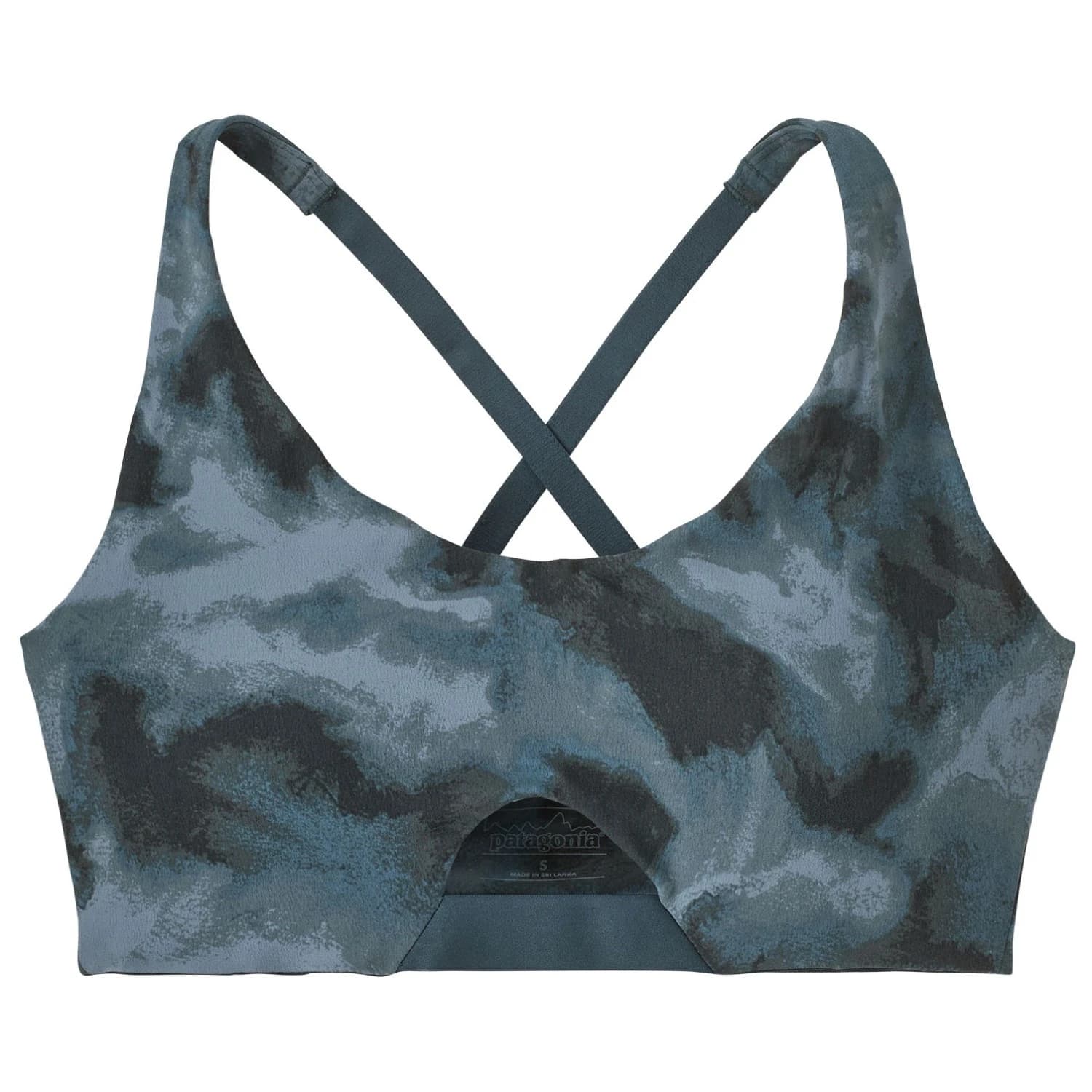 Дамски спортен сутиен Patagonia Women's Maipo Low Impact Adjustable Bra Sports bra - Sastrugi: Summit Blue