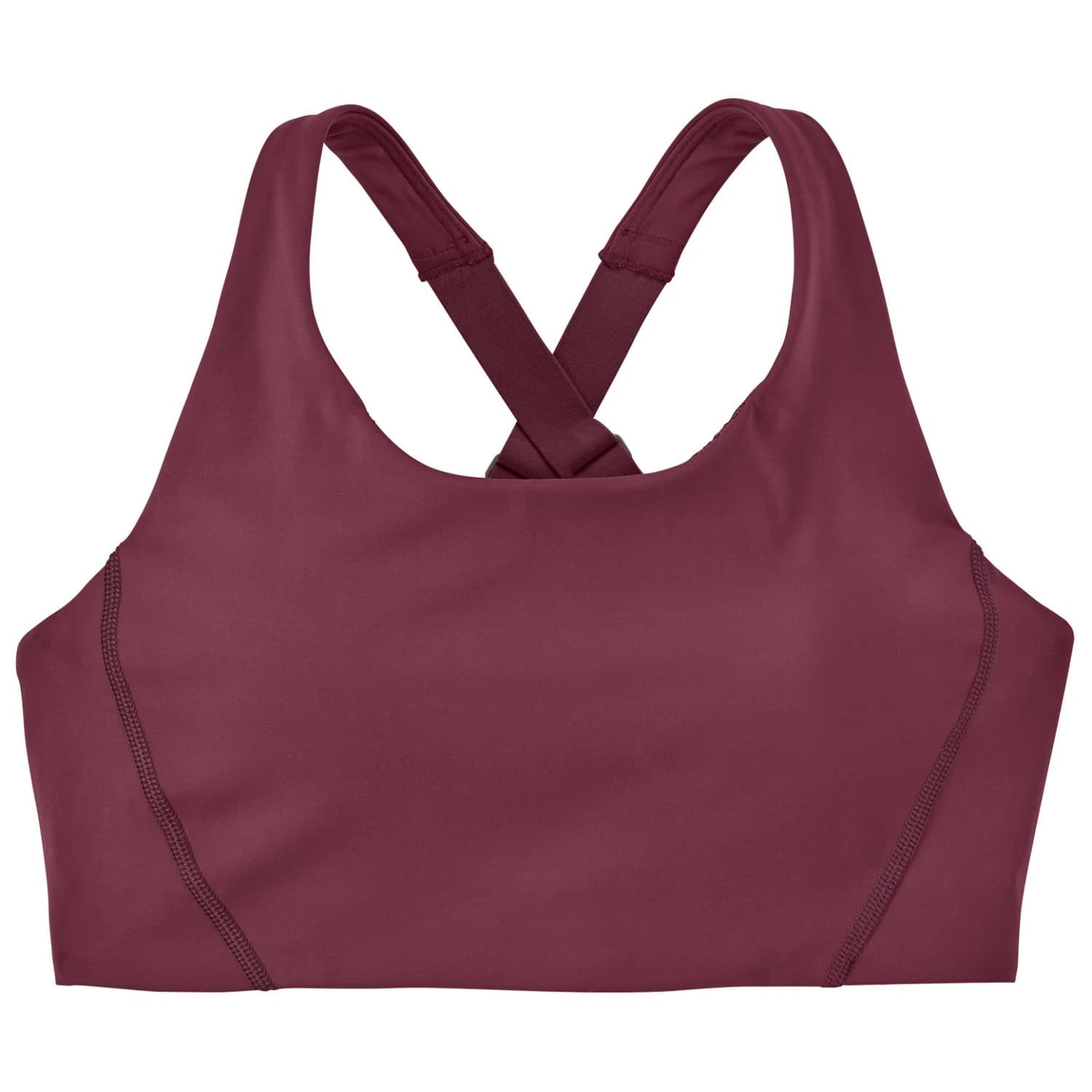 Дамски спортен сутиен Patagonia Women's Shadowlite Mid Impact Adjustable Bra Sports bra - Berry Fig