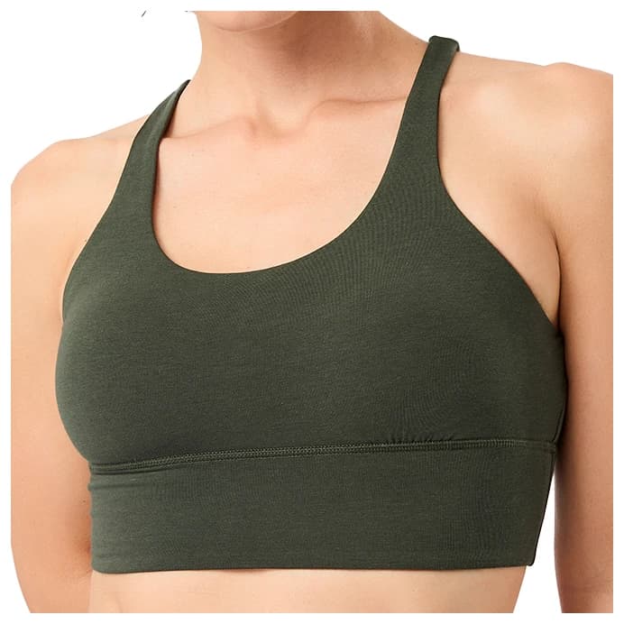 Дамски спортен сутиен Mandala Women's New Studio Bra Sports bra - Dark Olive
