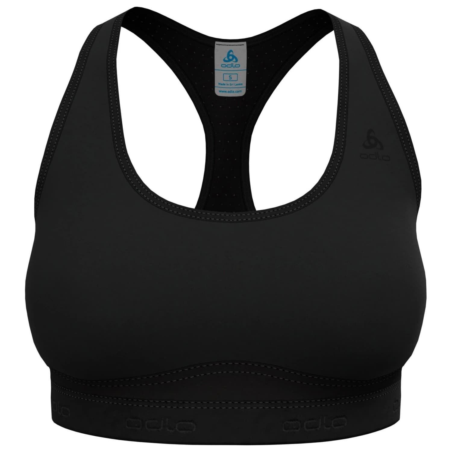 Дамски спортен сутиен Odlo Women's Ascent PW Medium Sport Bra Sports bra - Black