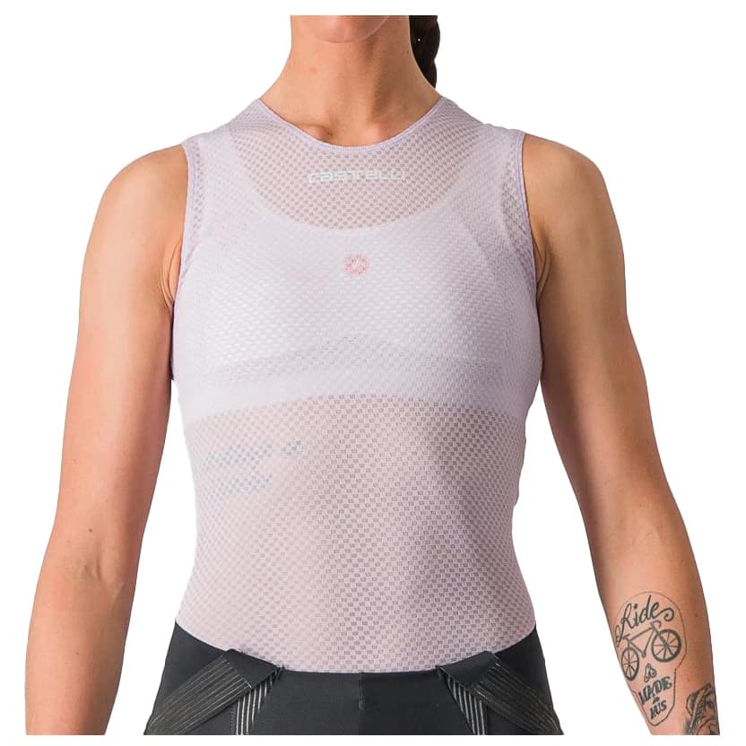Дамско горнище Castelli Women's Pro Mesh Sleeveless Cycling undershirt - Purple Mist