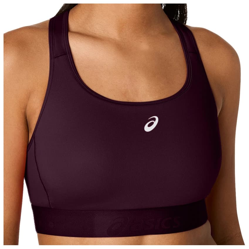 Дамски спортен сутиен Asics Women's Road Compression Bra Sports bra - Dark Aubergine