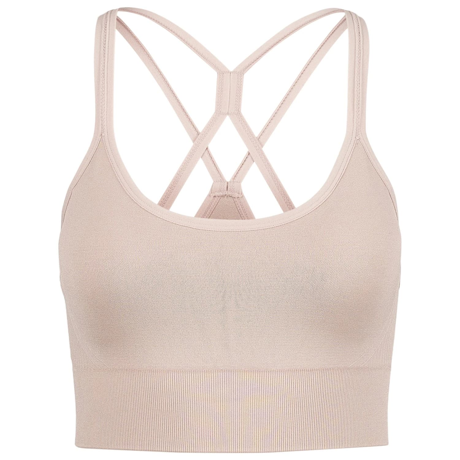 Дамски спортен сутиен Stoic Women's VegbySt. II Flow Seamless Bra Sports bra - Sand Rose