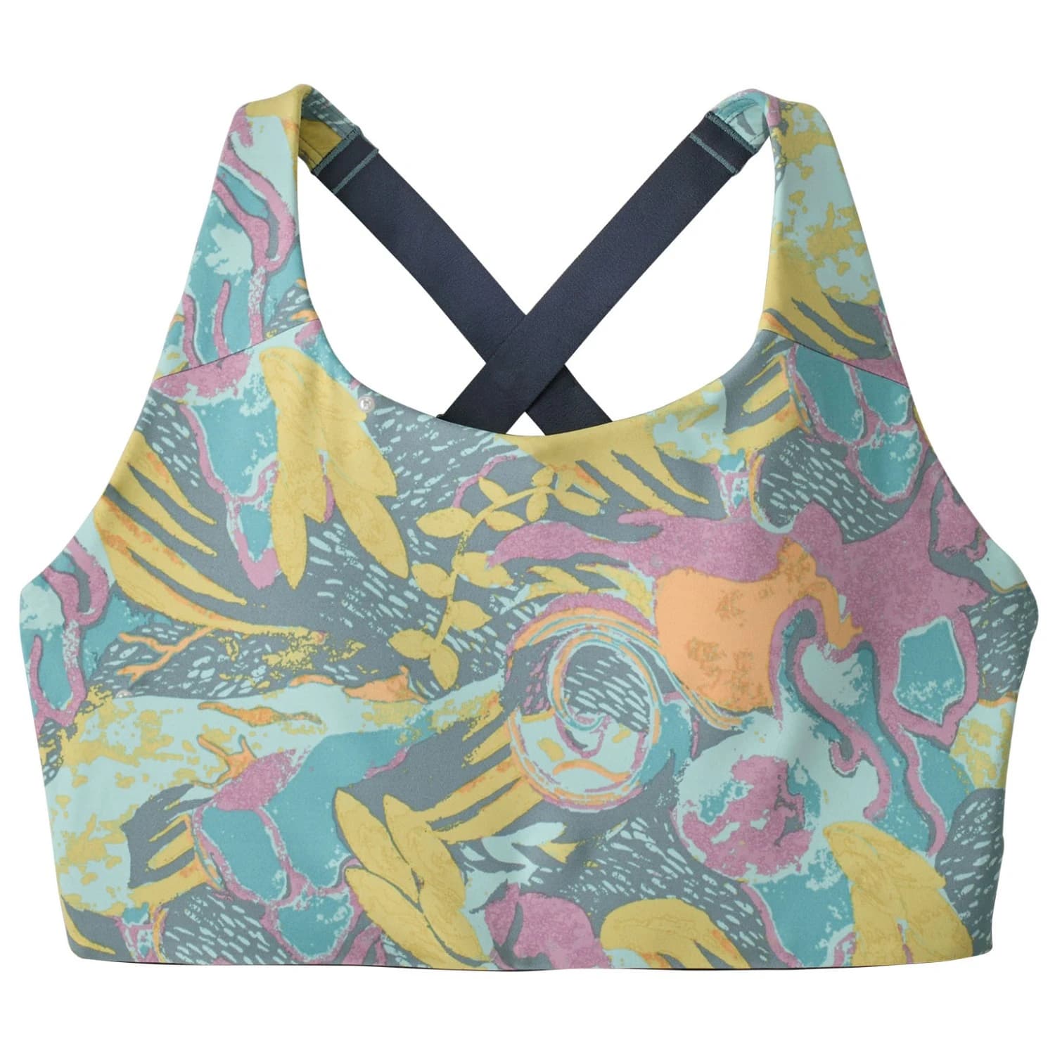 Дамски спортен сутиен Patagonia Women's Shadowlite High Impact Adjustable Bra Sports bra - Moon Tripper: Blue Sage