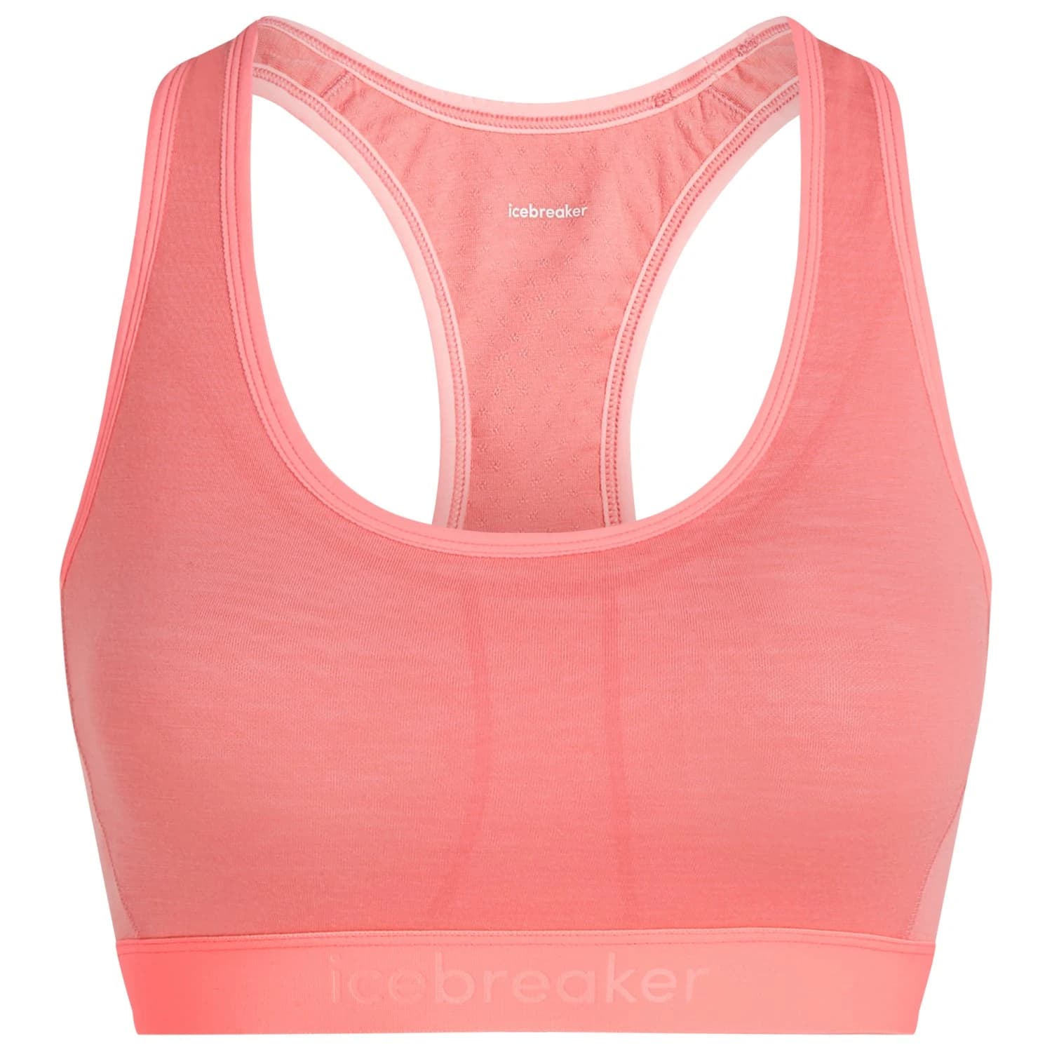 Дамски спортен сутиен Icebreaker Women's 125 Zoneknit Racerback Bra Sports bra - Acid Pink