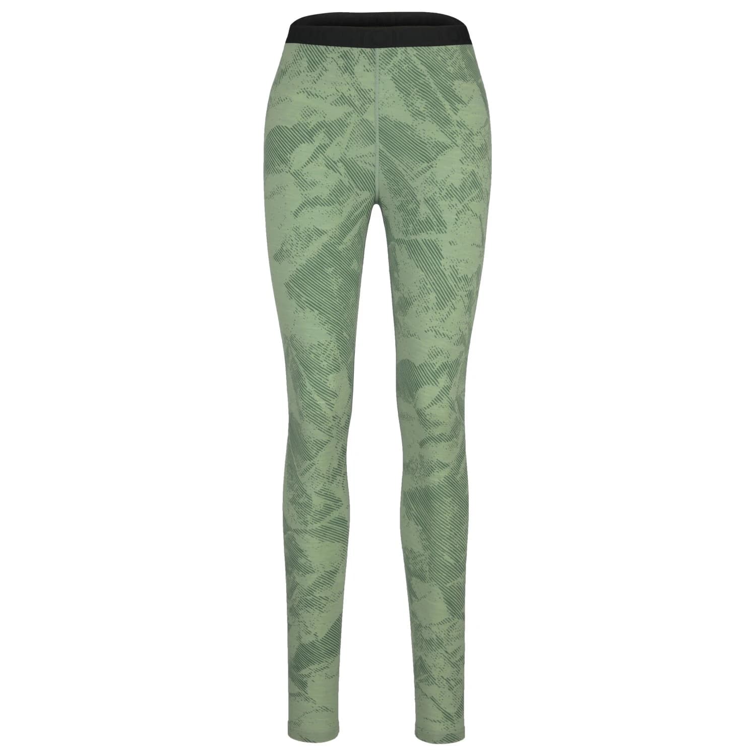 Дамско мериносово термобельо Stoic Women's MerinoMesh150 SadjemSt. Long Pants Long john - Iceberg Green Aop