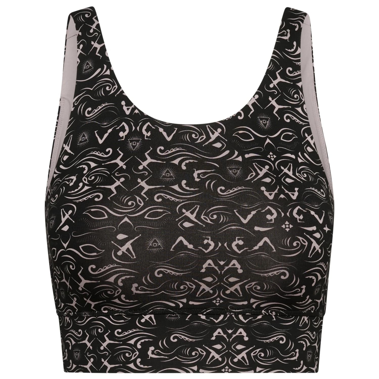 Дамски спортен сутиен Hey honey Women's Bustier Samadhi Sports bra - Black / Dove