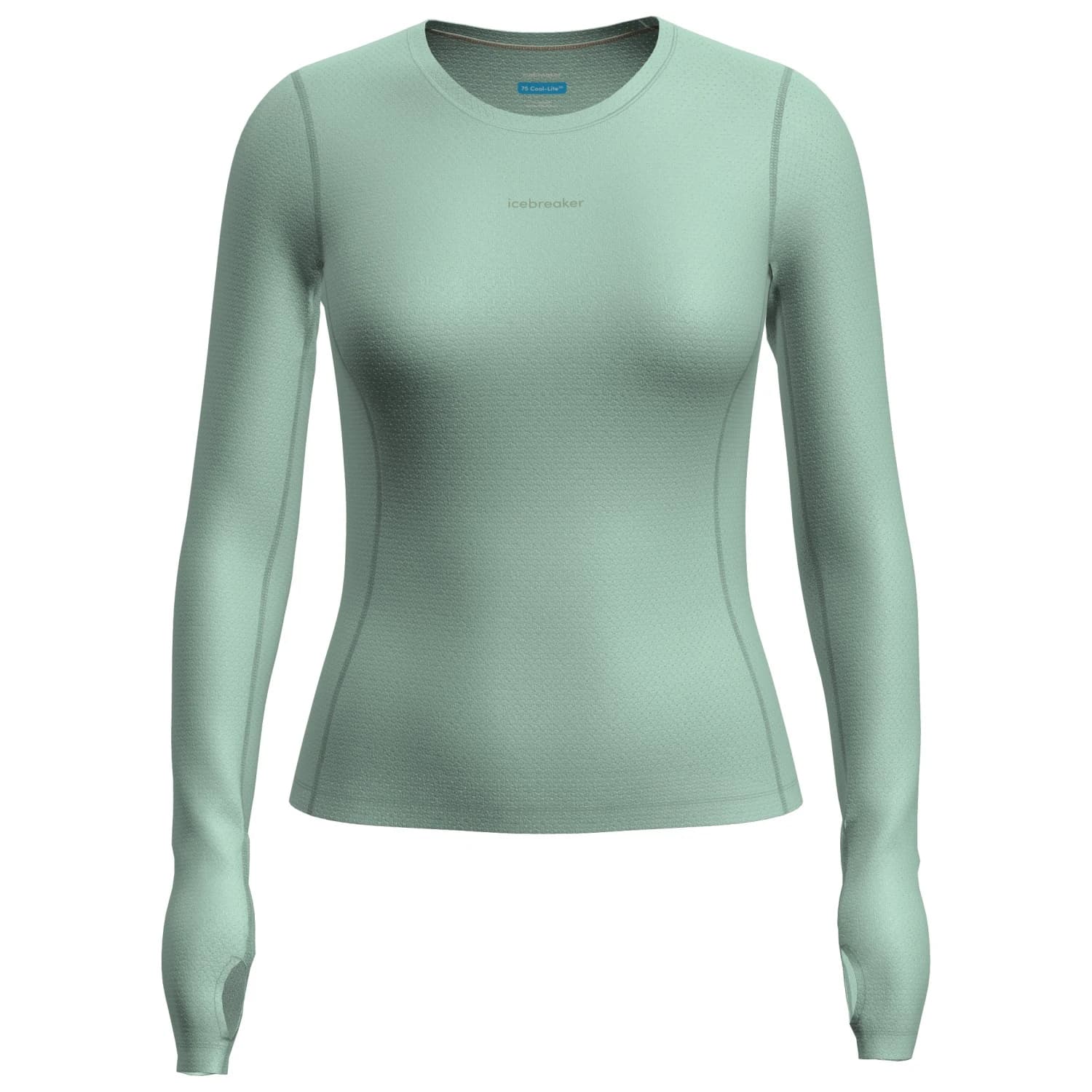 Дамска долна блуза с дълъг ръкав Icebreaker Women's Merino75 CoolLiteFeatherlight L/S Crewe Longsleeve - Mint