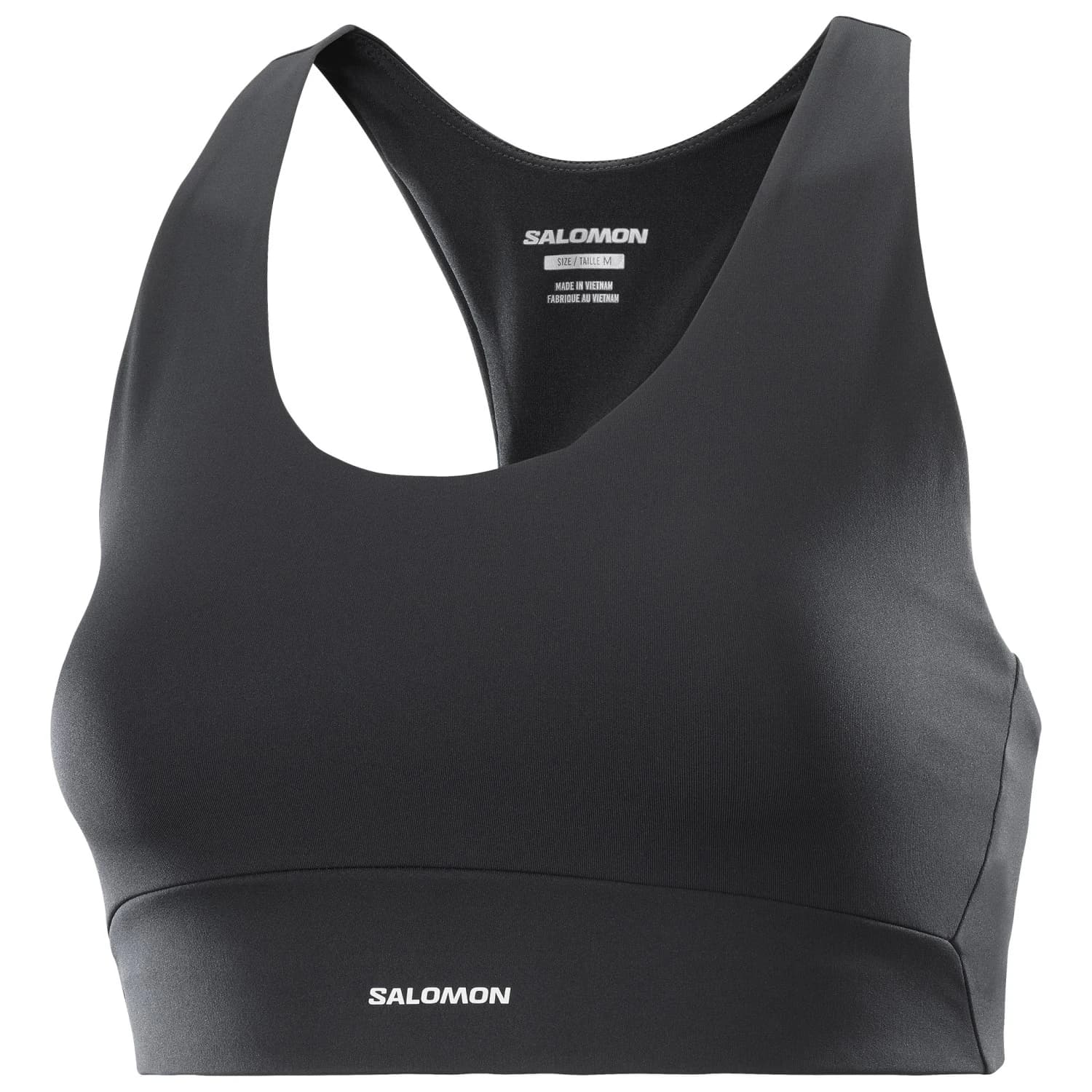 Дамски спортен сутиен Salomon Women's SHKout Core Bra Sports bra - Deep Black