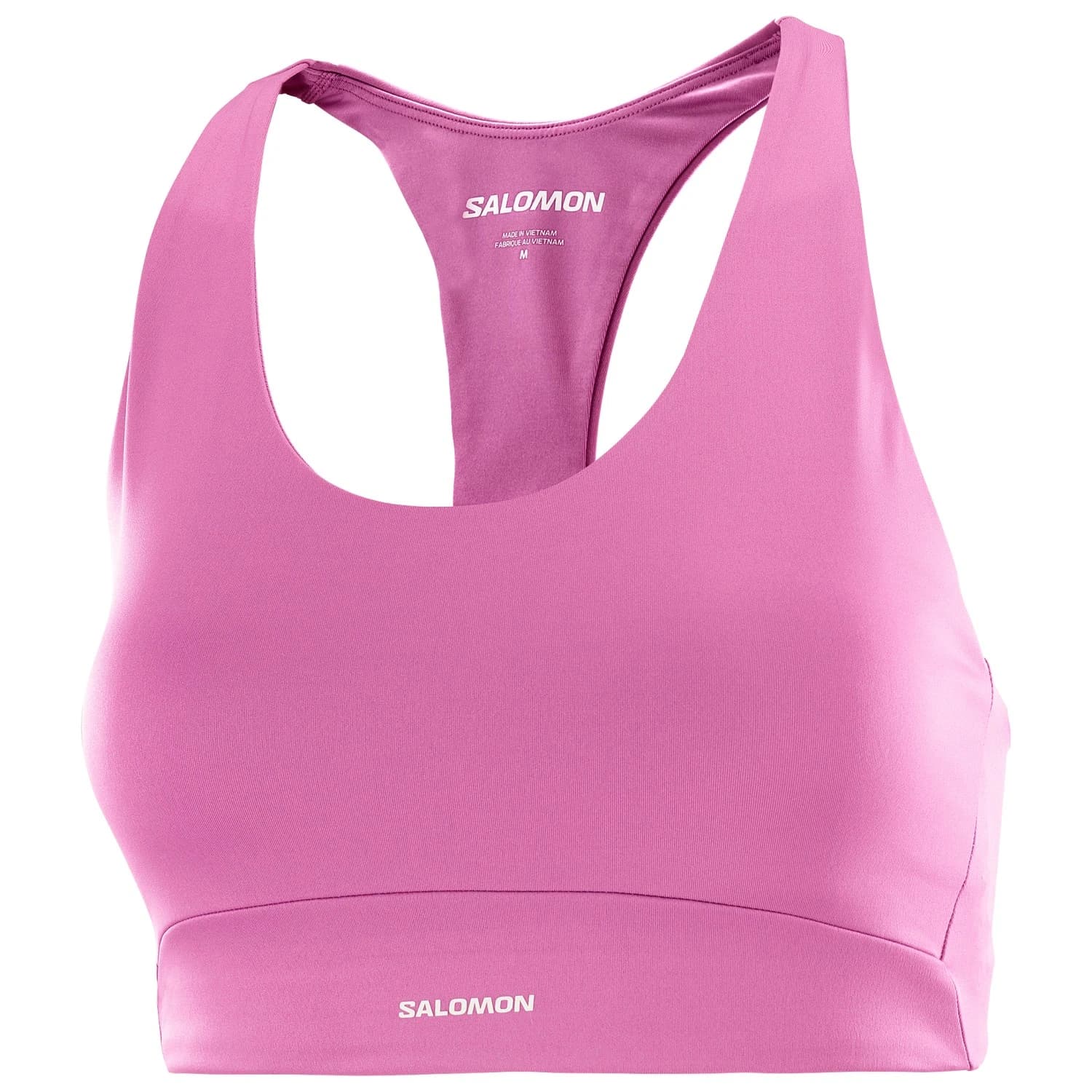 Дамски спортен сутиен Salomon Women's SHKout Core Bra Sports bra - Iris Orchid