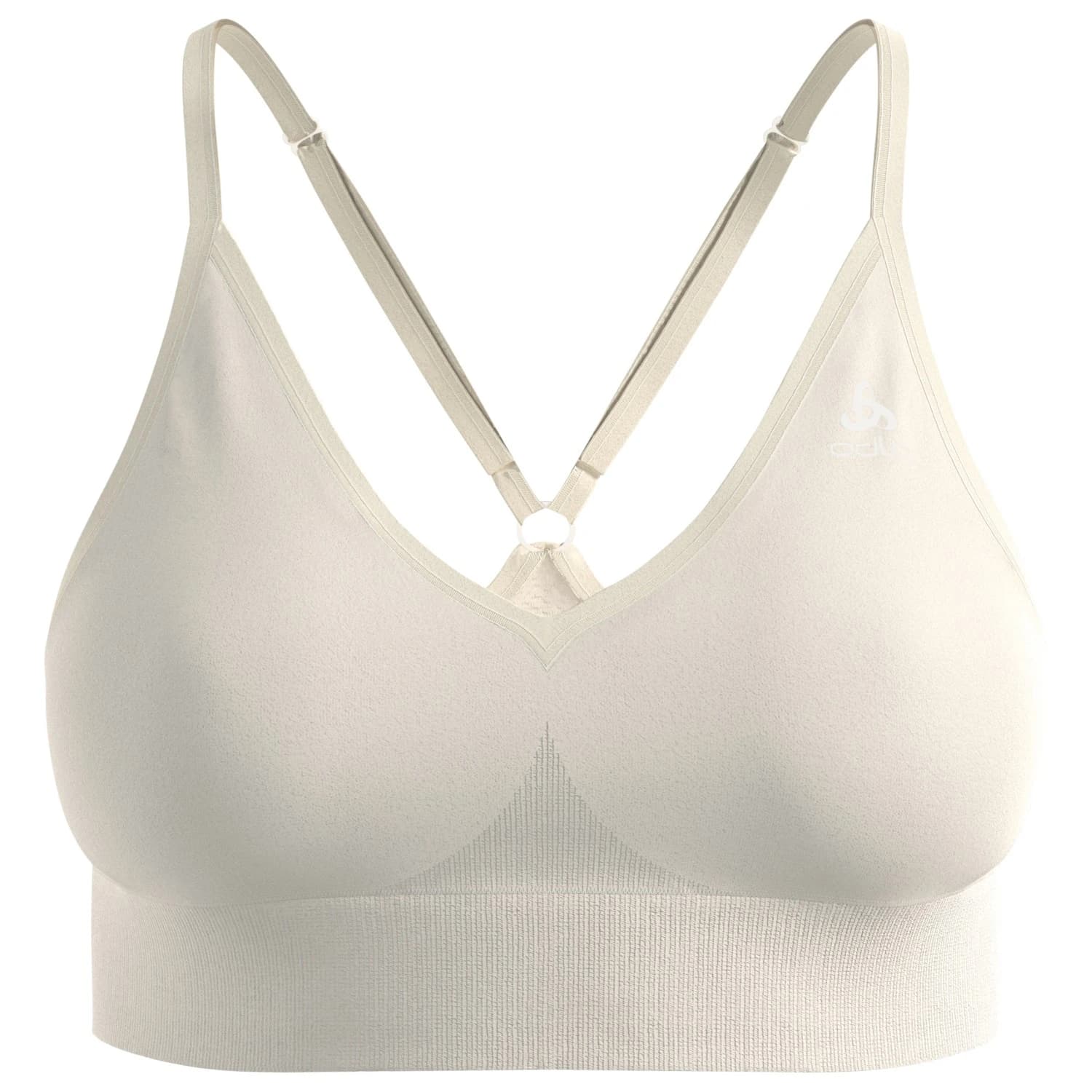 Дамски спортен сутиен Odlo Women's Seamless Low Padded Sport Bra Sports bra - Gardenia