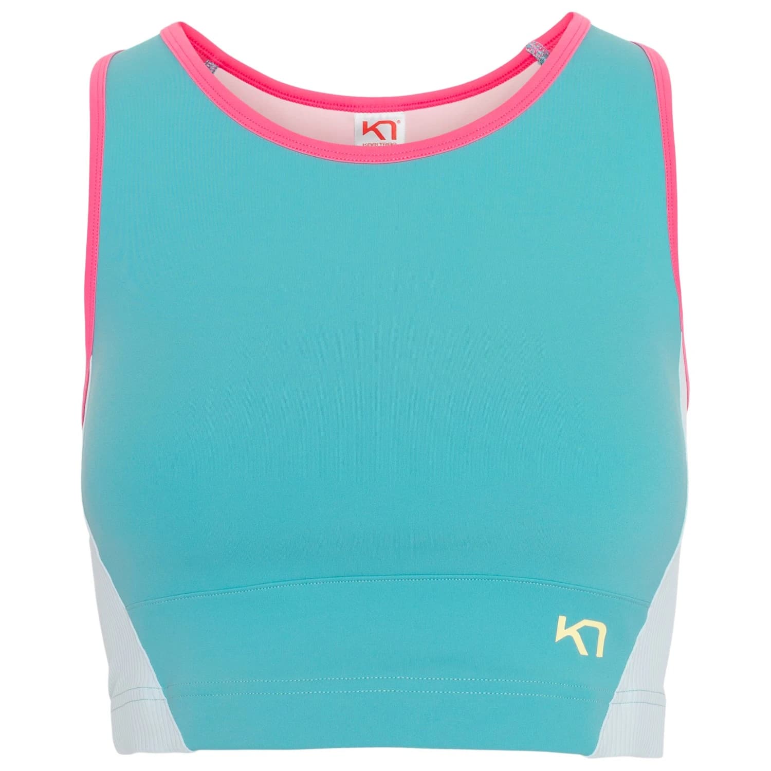 Дамски спортен сутиен Kari Traa Women's Linnea Sports Top Sports bra - Blue Lagoon