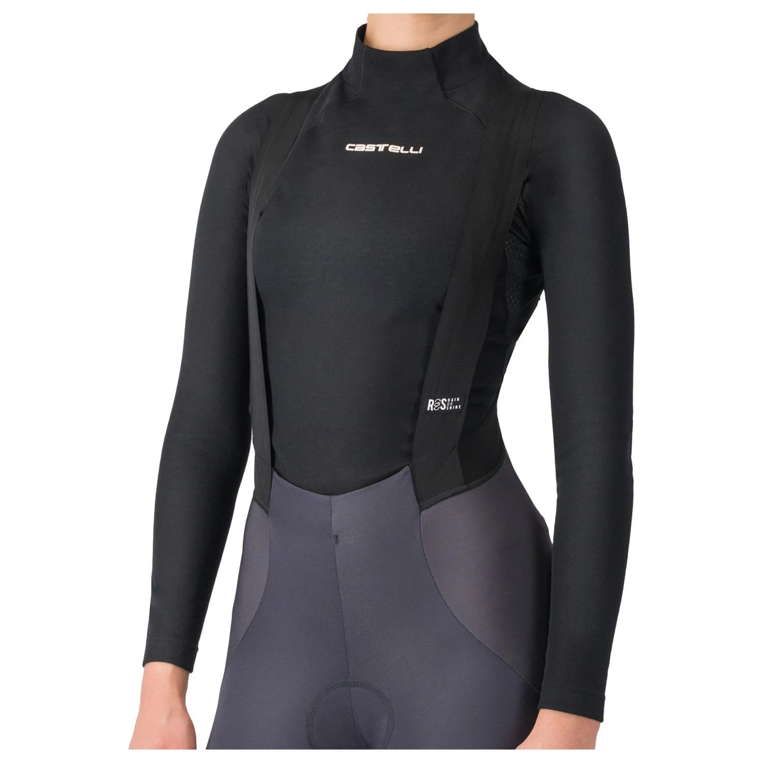 Дамско горнище Castelli Women's Flanders 2 Warm Long Sleeve Synthetic base layer - Black