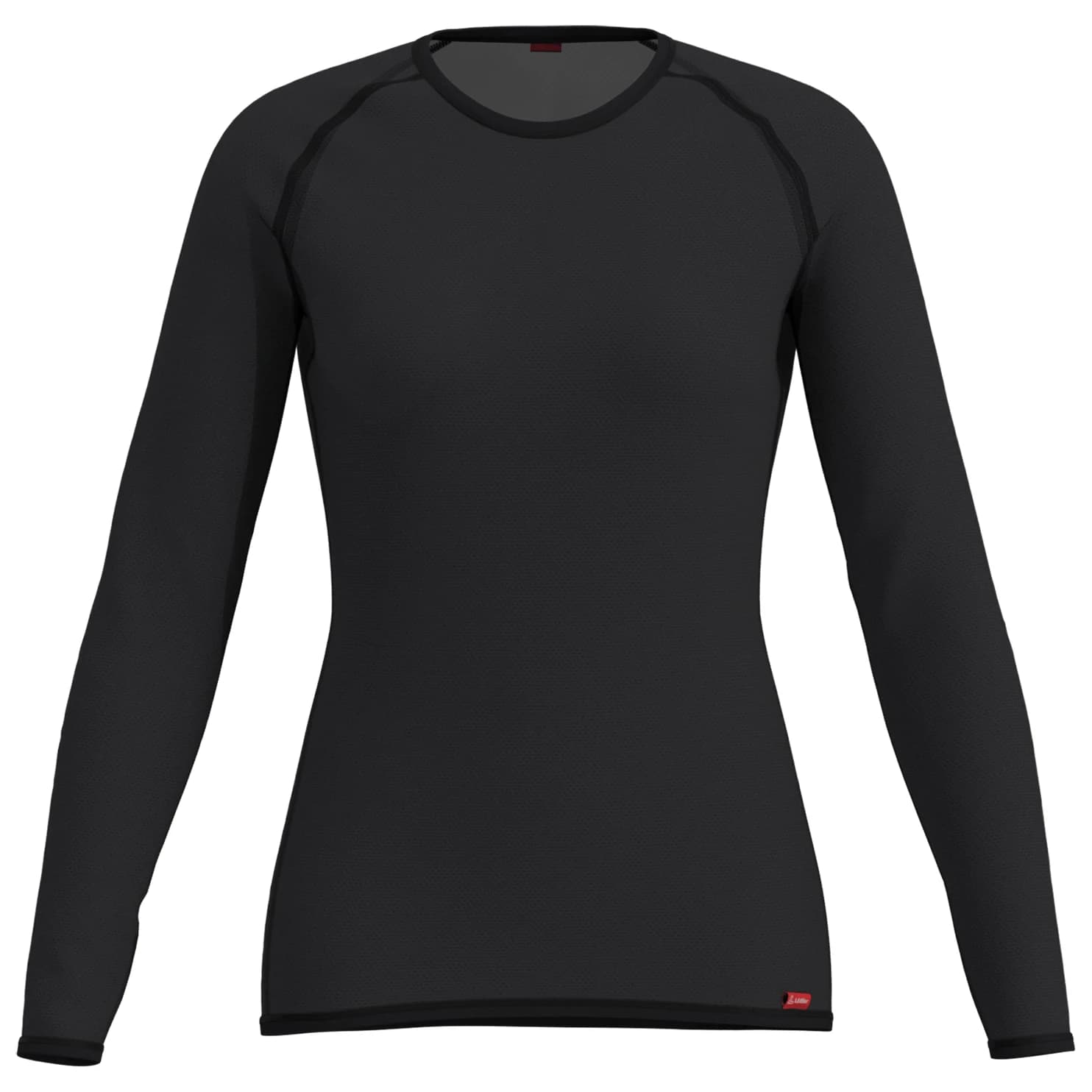 Дамско синтетично термобельо Löffler Women's Shirt L/S Transtex Light Synthetic base layer - Black