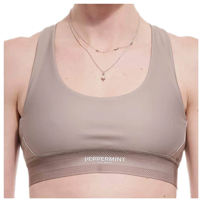 Дамски спортен сутиен PEPPERMINT Women's Signature Sports Bra - Sahara