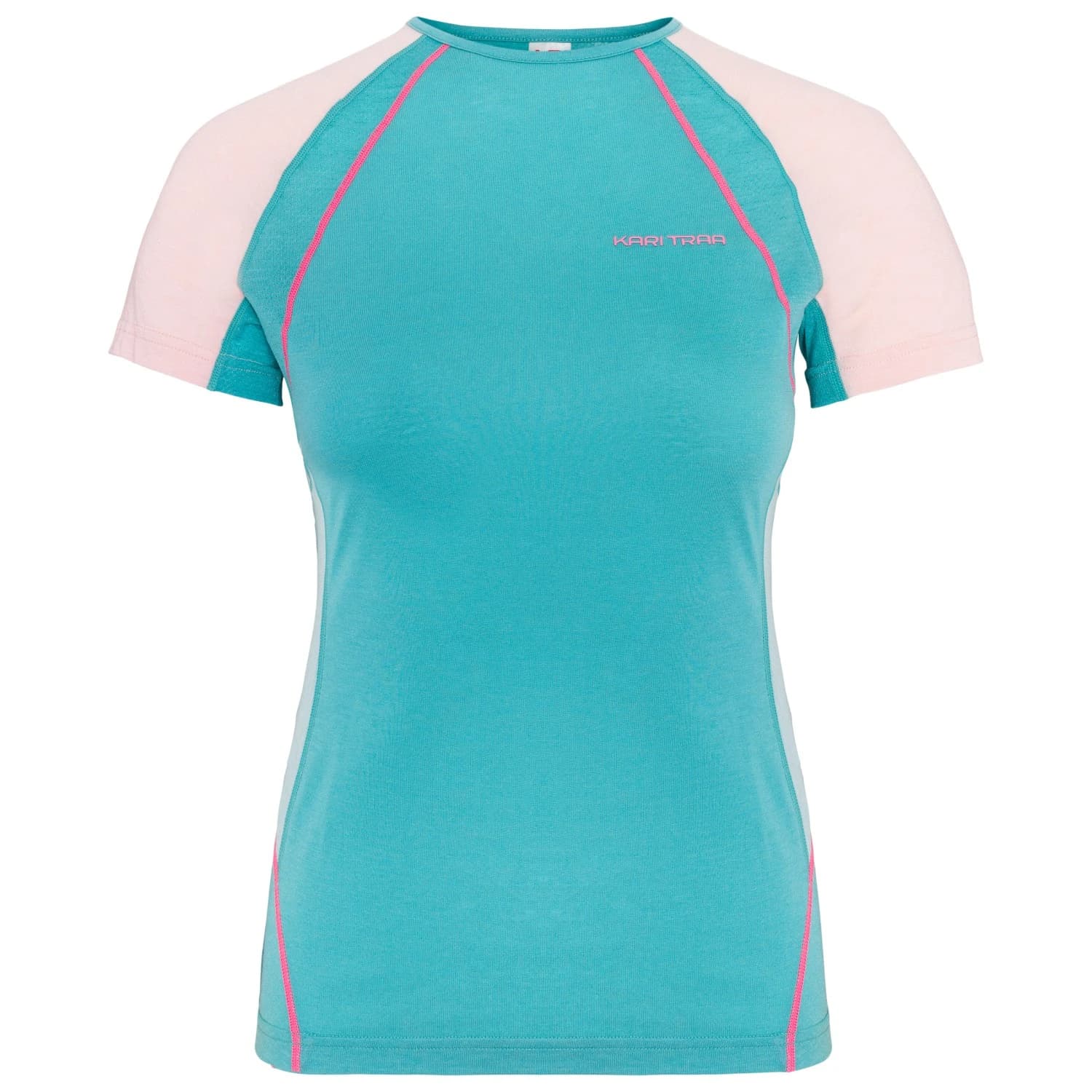 Дамско синтетично термобельо Kari Traa Women's Alma Tee Sport shirt - Blue Lagoon