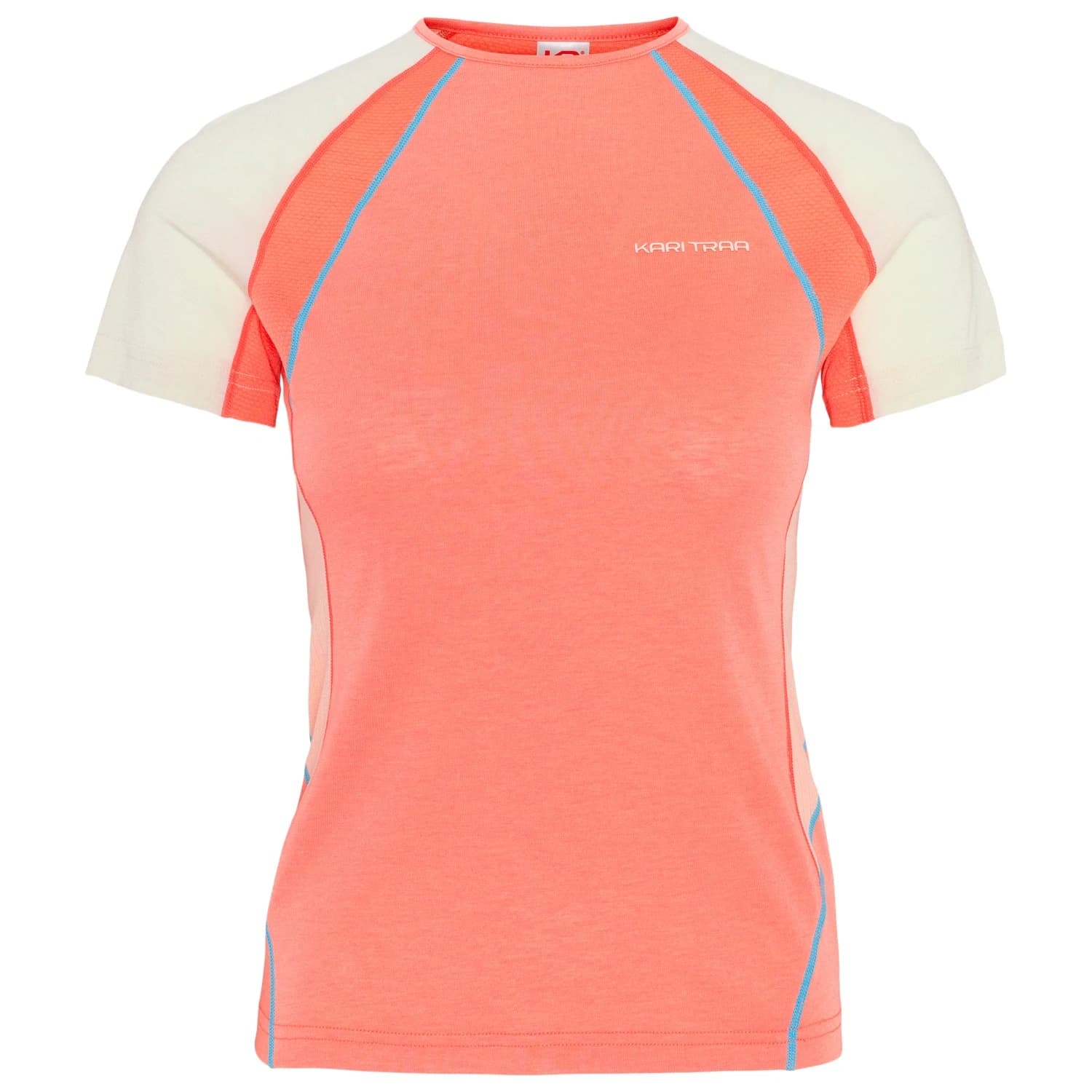 Дамско синтетично термобельо Kari Traa Women's Alma Tee Sport shirt - Coral