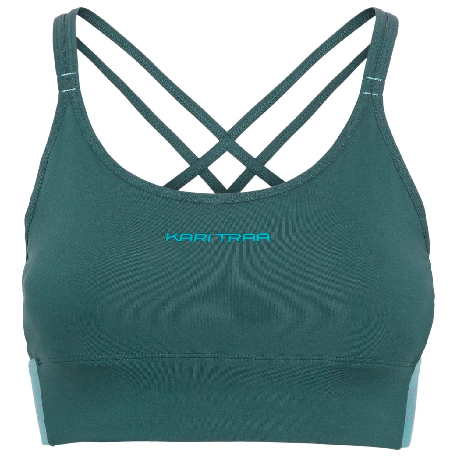 Дамски спортен сутиен Kari traa Women's Sofia Bra Sports bra - Peacock