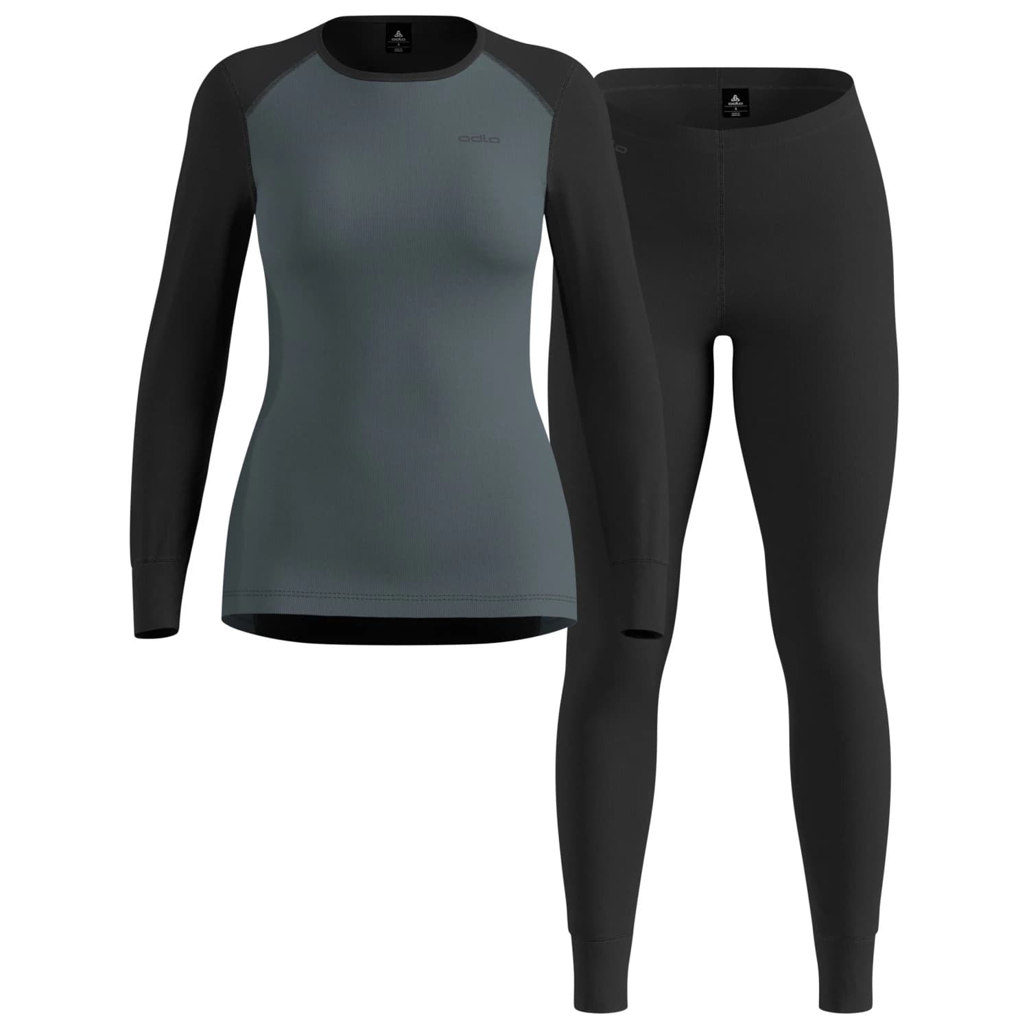 Синтетично термобельо Odlo Women's Active Warm Special Set Synthetic base layer - Black / Stormy Weather