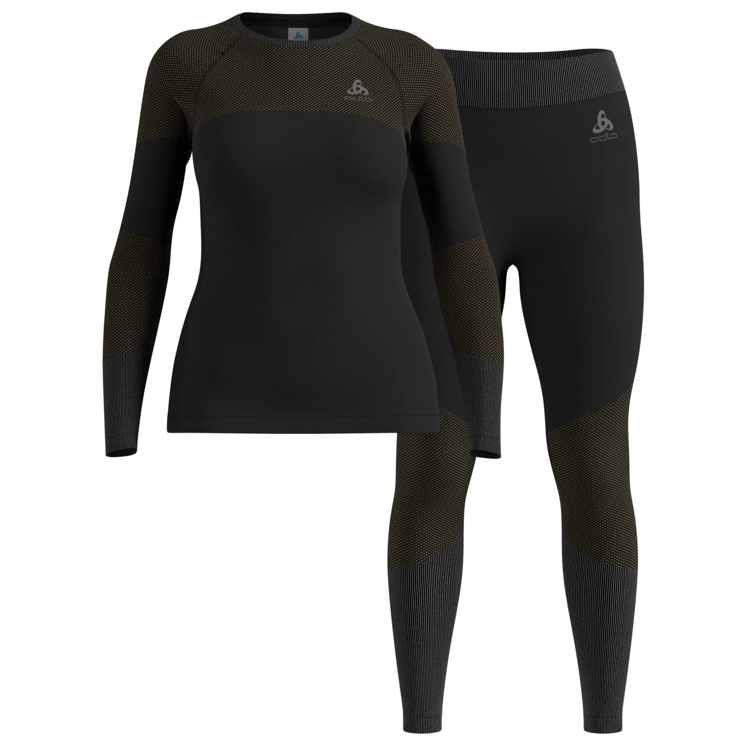 Дамско синтетично термобельо Odlo Women's Fundamentals Performance Warm Synthetic base layer - Black