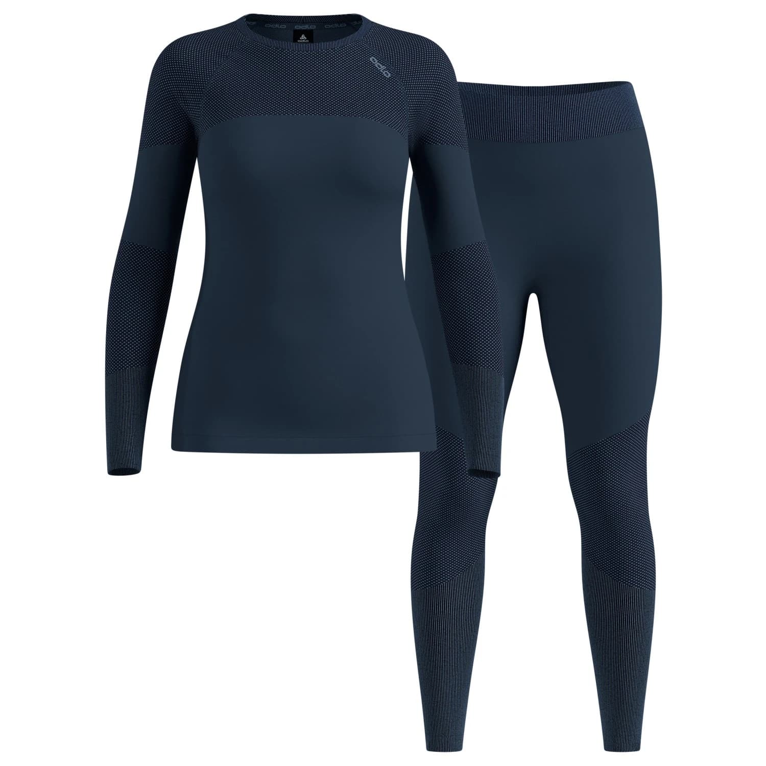 Синтетично термобельо Odlo Women's Fundamentals Performance Warm Synthetic base layer - Dark Sapphire