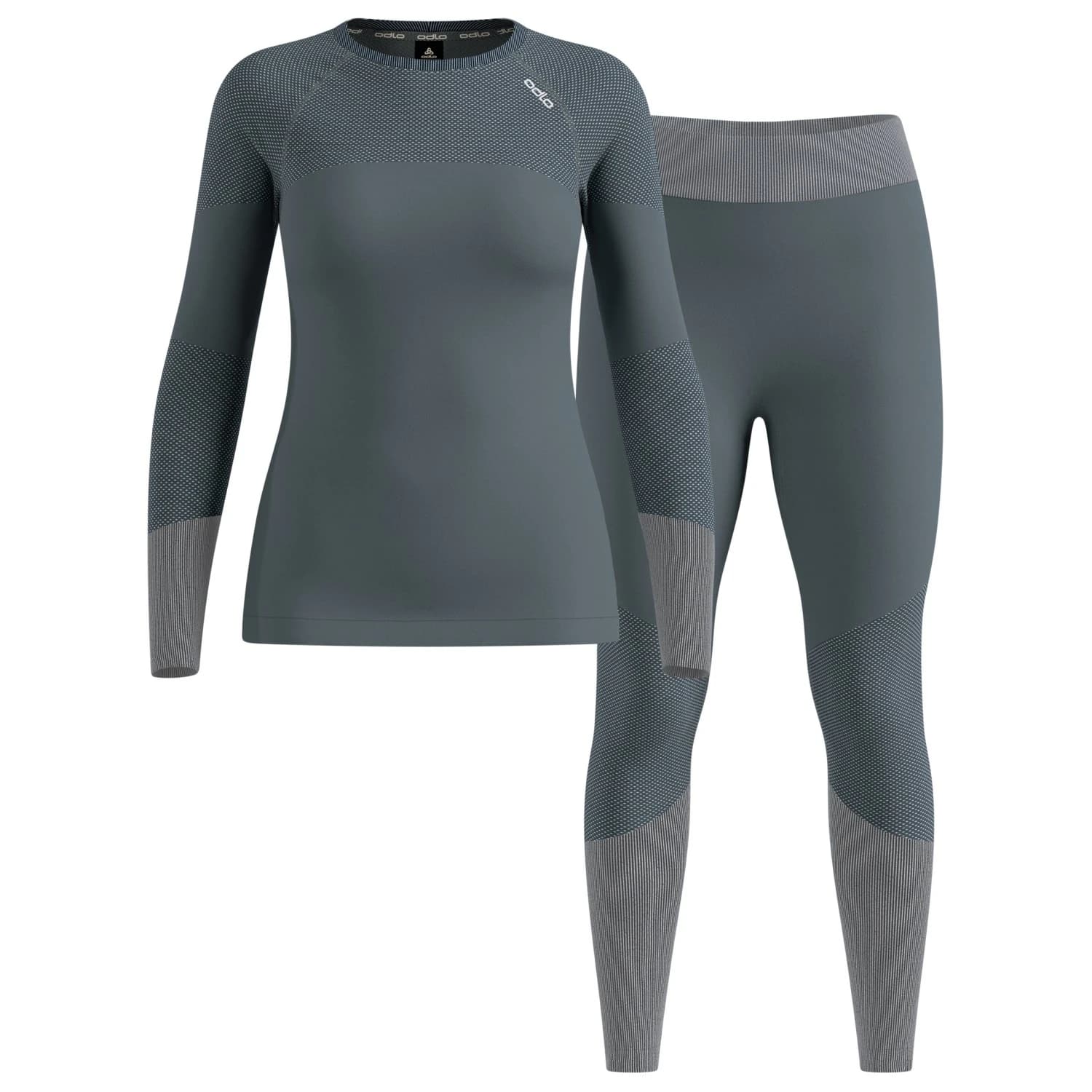 Синтетично термобельо Odlo Women's Fundamentals Performance Warm Synthetic base layer - Stormy Weather