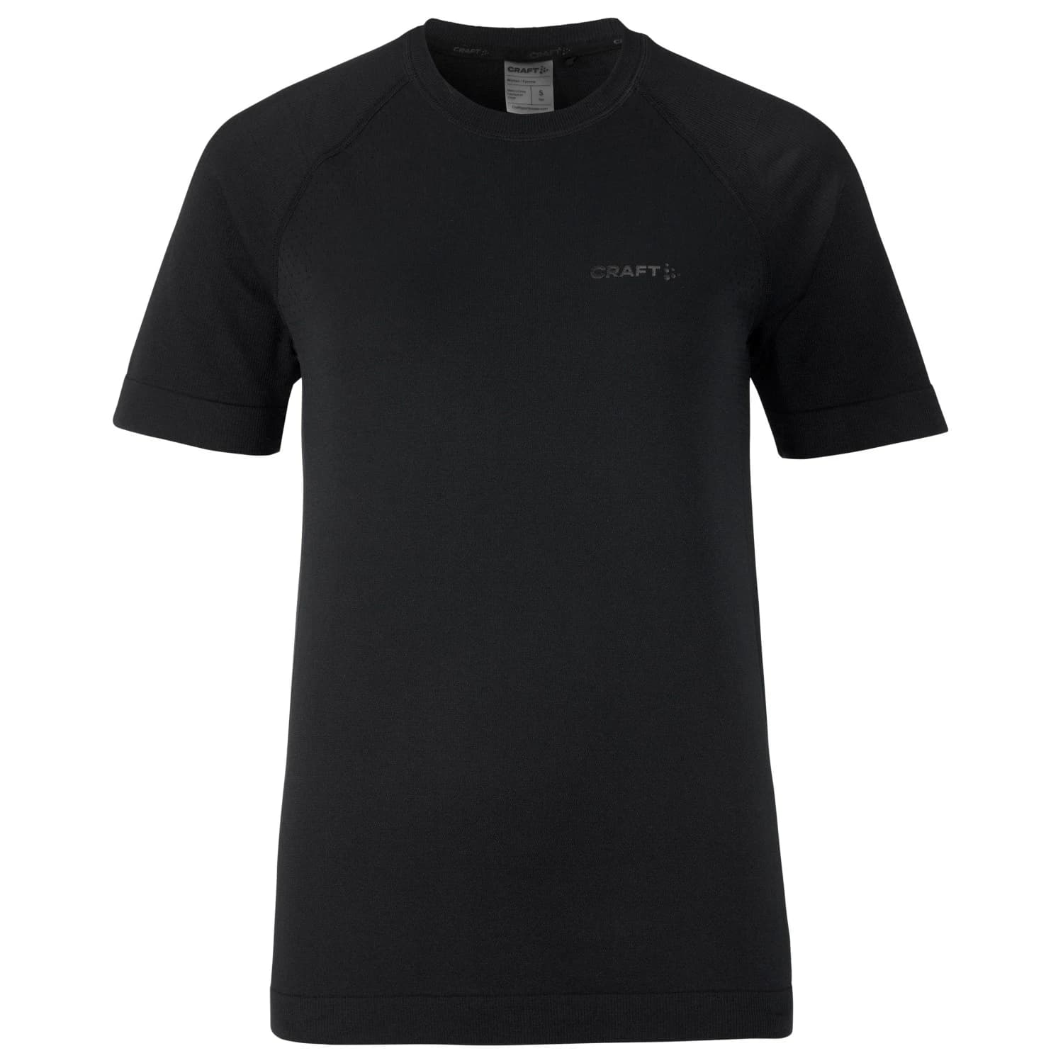 Дамско синтетично термобельо Craft Women's Active Comfort S/S 2 Running shirt - Black