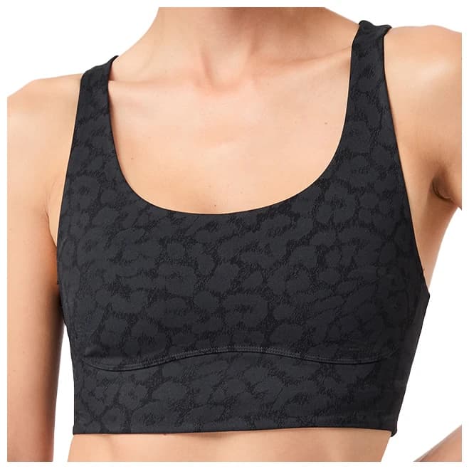 Дамски спортен сутиен Mandala Women's Sports Bra Printed Sports bra - Leo Black