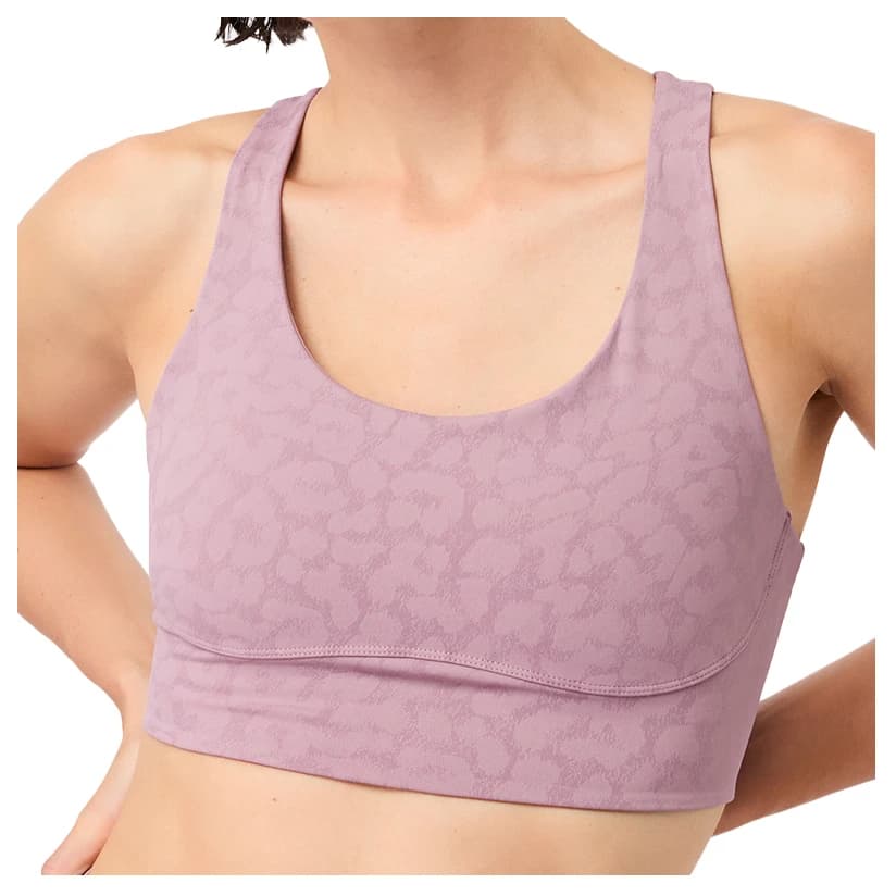 Дамски спортен сутиен Mandala Women's Sports Bra Printed Sports bra - Leo Mauve