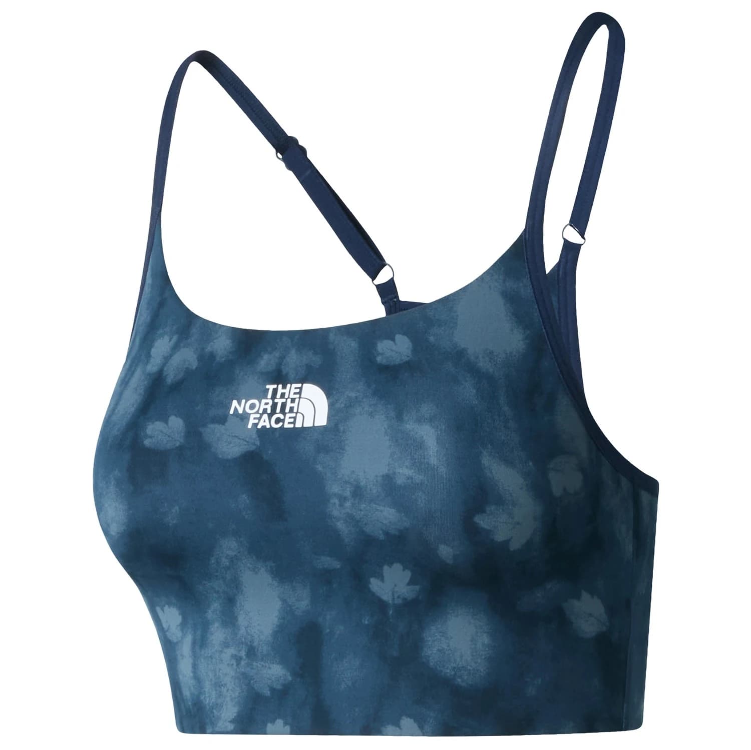 Дамски спортен сутиен The North Face Women's Flex Bra Print Sports bra - Summit Navy Diffused Nature