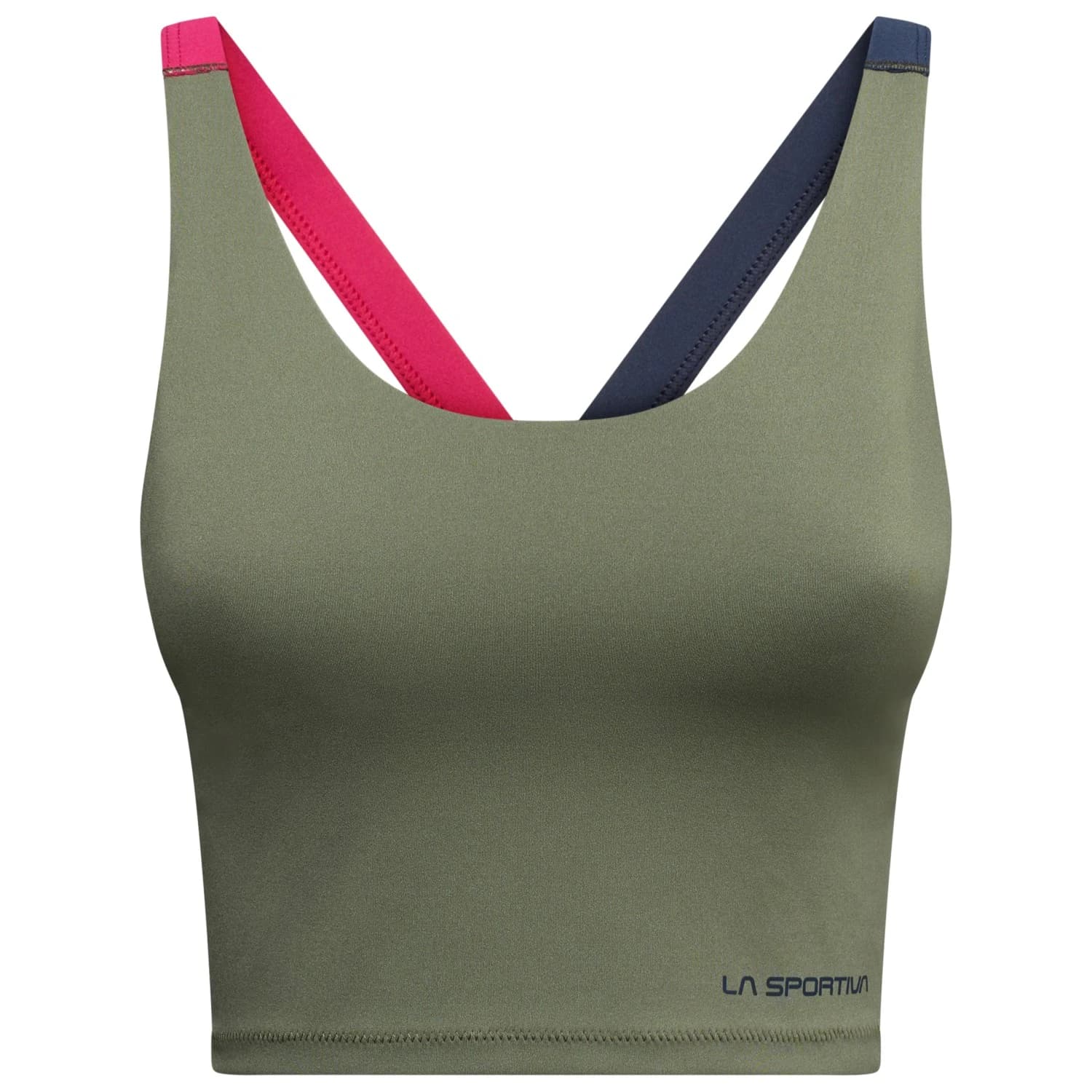 Дамски спортен сутиен La sportiva Women's Cosmosis Bra Tank Sports bra - Cypress / Night Sky