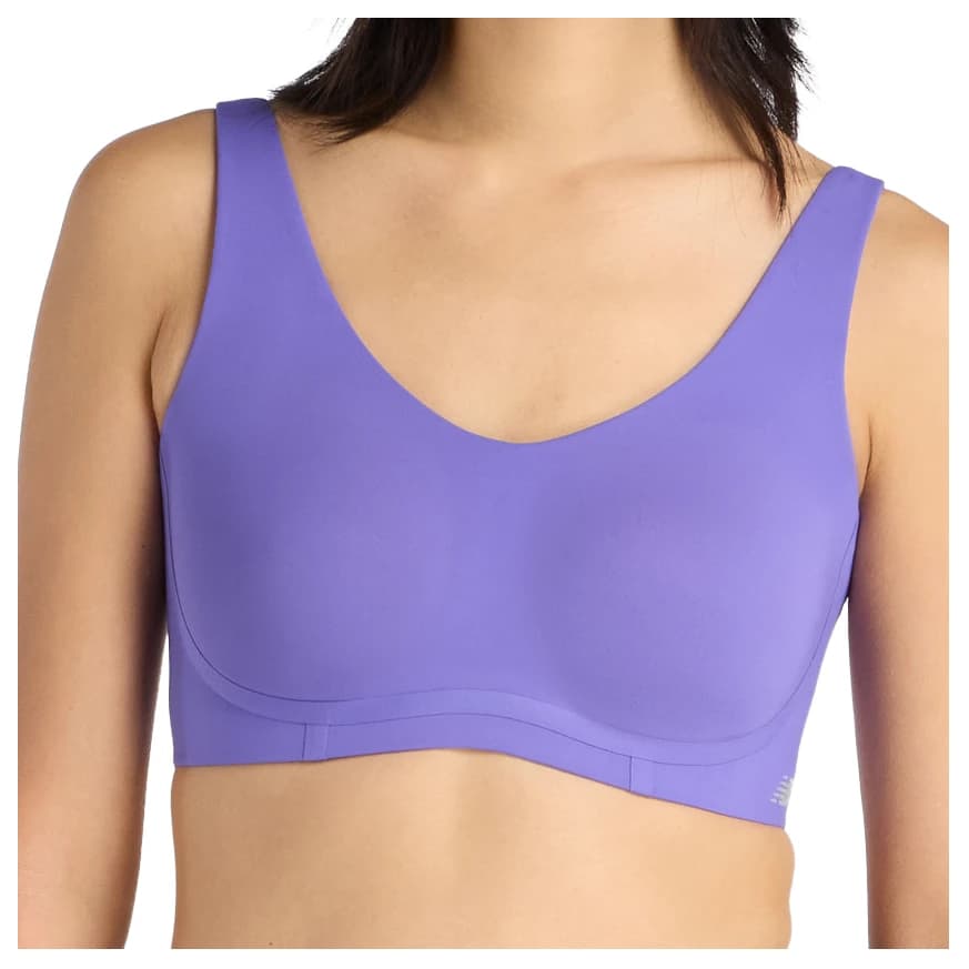 Дамски спортен сутиен New Balance Women's RC Bra Sports bra - Electric Purple