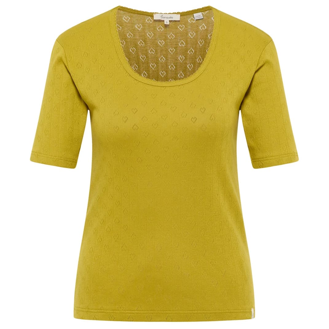 Дамско ежедневно термо бельо Tranquillo Women's Jerseyshirt Camilaa Everyday base layer - Avocado Green